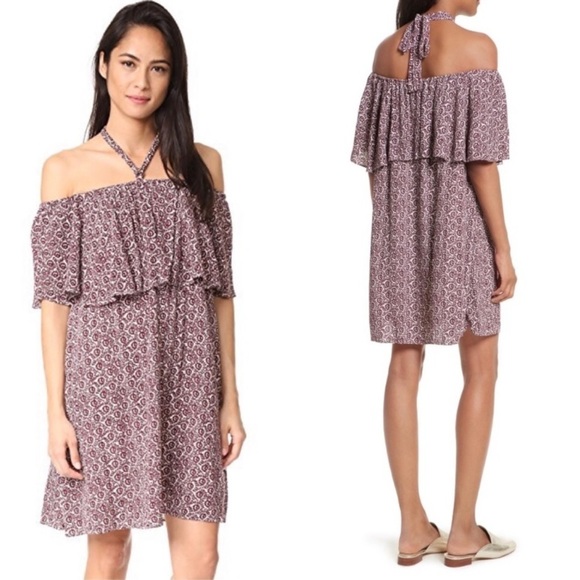 Rebecca Minkoff Havasu Off Shoulder Floral Dress 8 - Picture 1 of 7